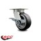 Service Caster 5 Inch Kingpinless Rubber on Aluminum Wheel Swivel Caster with Brake SCC SCC-KP30S520-RAR-SLB - alternate 4